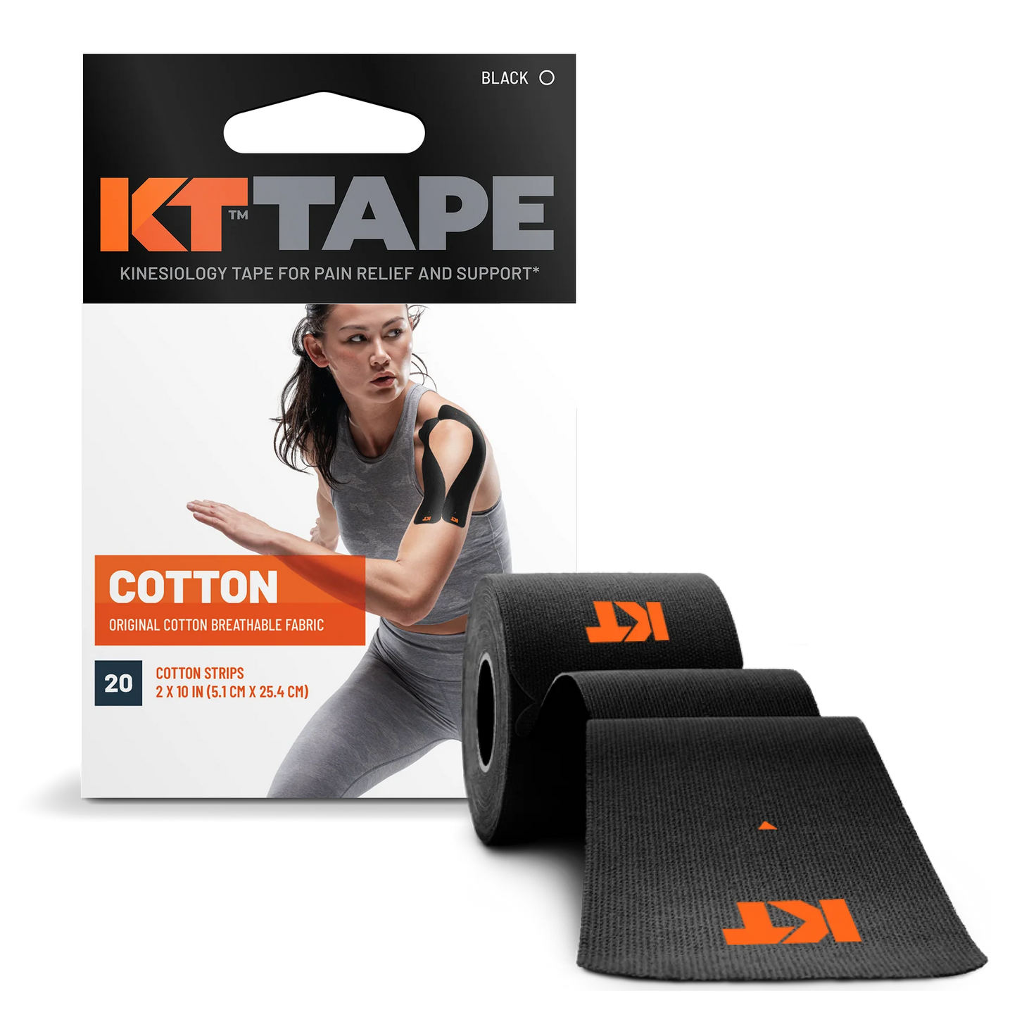 KT TAPE ORIGINAL COTTON - BLACK