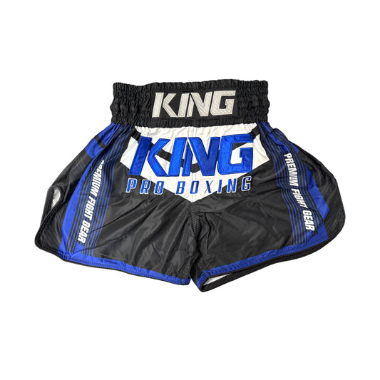 King Pro - Muay Thai Shorts/Trunks Endurance - Fighters Shorts Blue