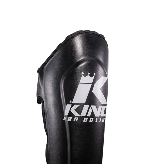 King Pro KPB/SGL 7 shin guards side view – Muay Thai gear
