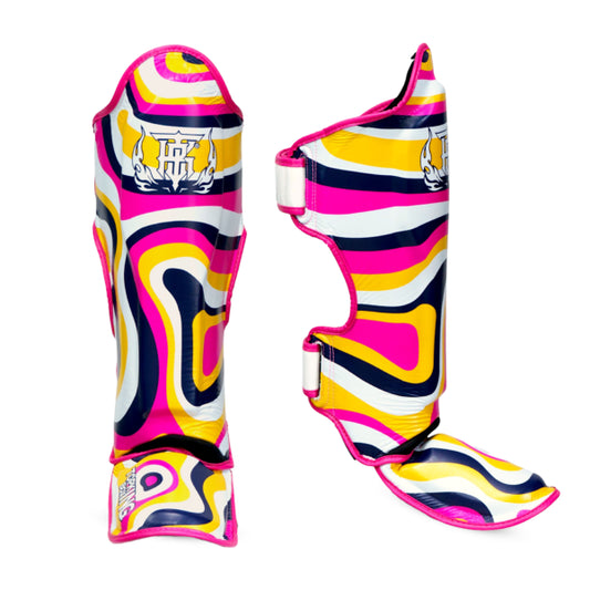 TOP KING - Shin Guard - Lava Pink
