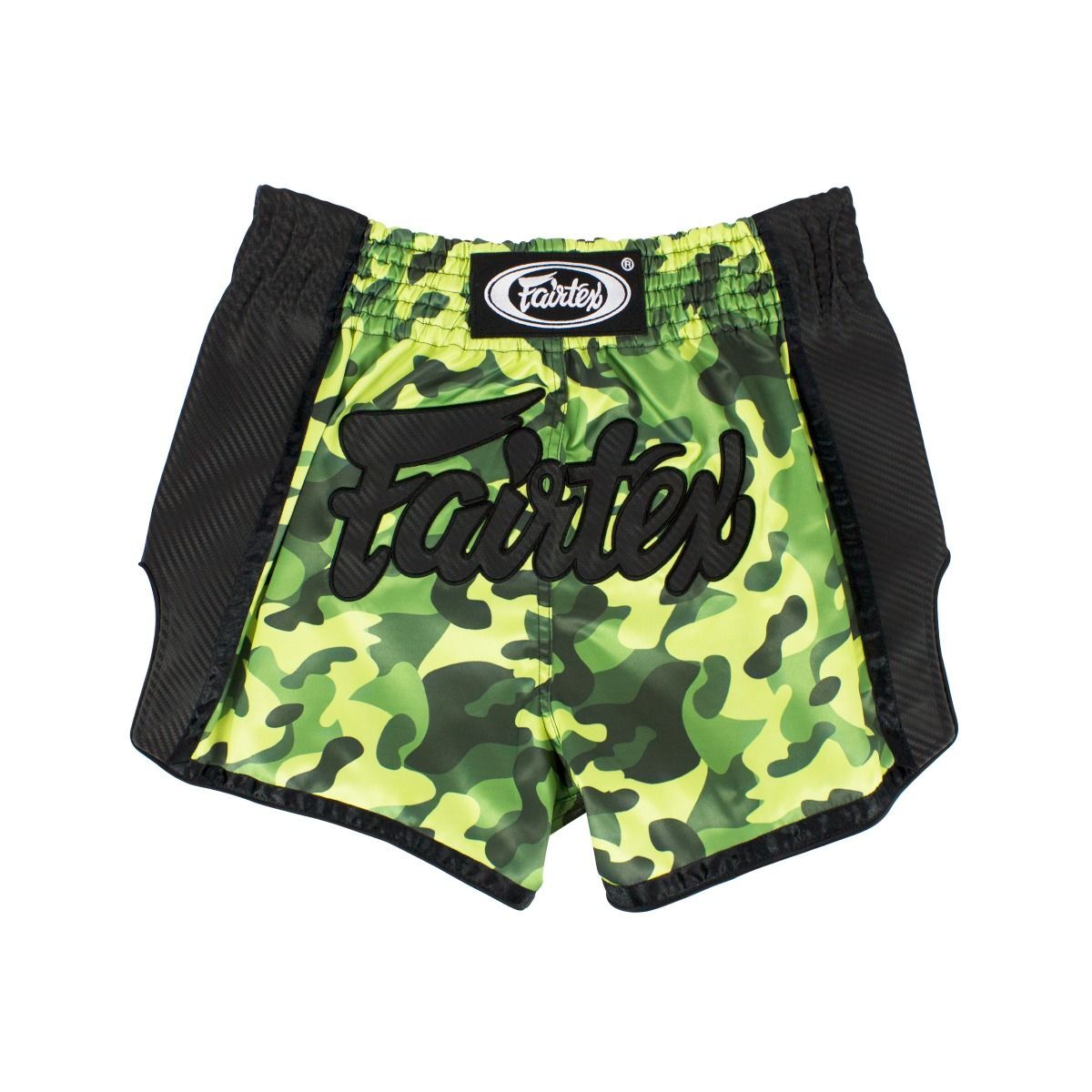 FAIRTEX - SHORTS - FAIRTEX GREEN CAMO SLIM CUT