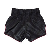 Fairtex Stealth Black Muay Thai shorts front view – Sydney