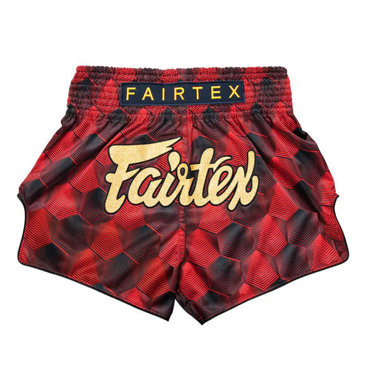 FAIRTEX - "Stealth" Red Muay Thai Shorts (BS1919) - Red