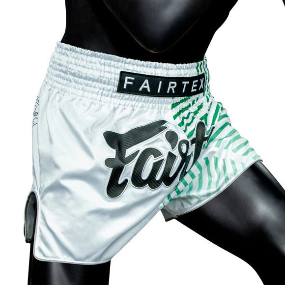 FAIRTEX - Racer White Muay Thai Shorts