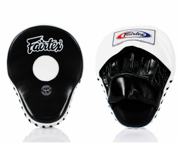 FAIRTEX - CURVED FOCUS MITTS (FMV9) - BLACK/WHITE