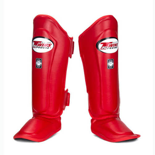 Twins Shin Guards Red