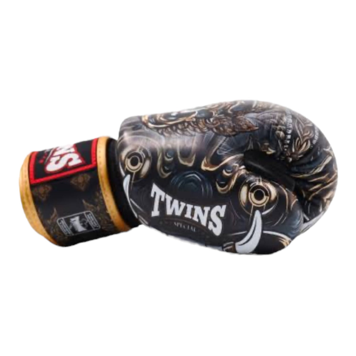 Twins YAK Edition boxing gloves side view – Muay Thai training gear