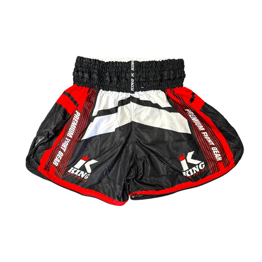 King Pro Fighters Muay Thai shorts red detail – Sydney