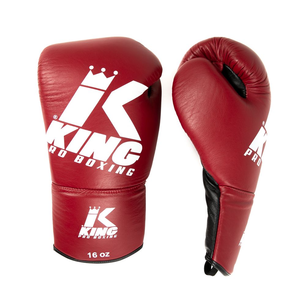 King Pro - Boxing Gloves Laced 2 - Red