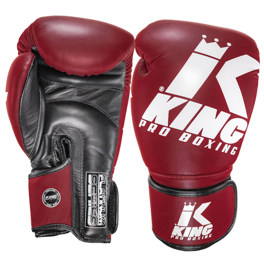 King Pro Platinum 4 boxing gloves side view – Muay Thai gear