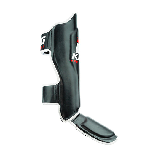 King Pro KPB-SG 1 shin guards detail – Muay Thai gear
