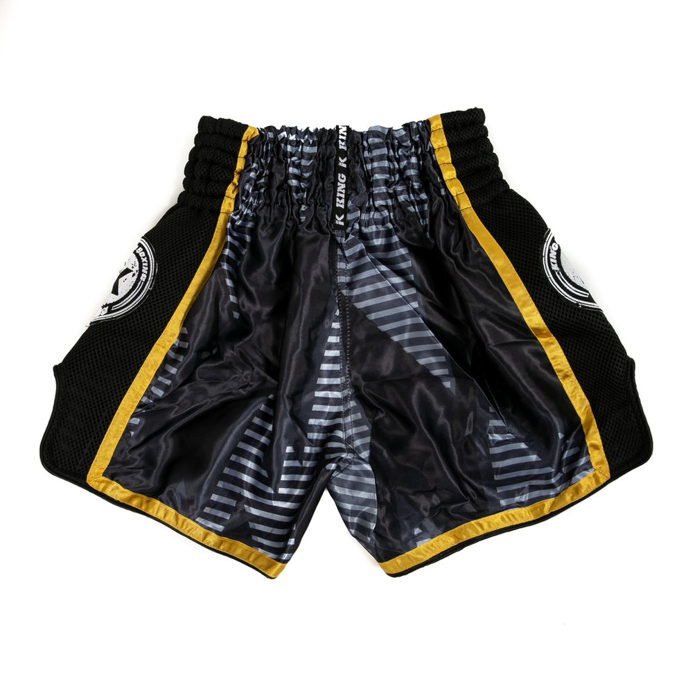 King pro boxing stadium muay thai shorts back