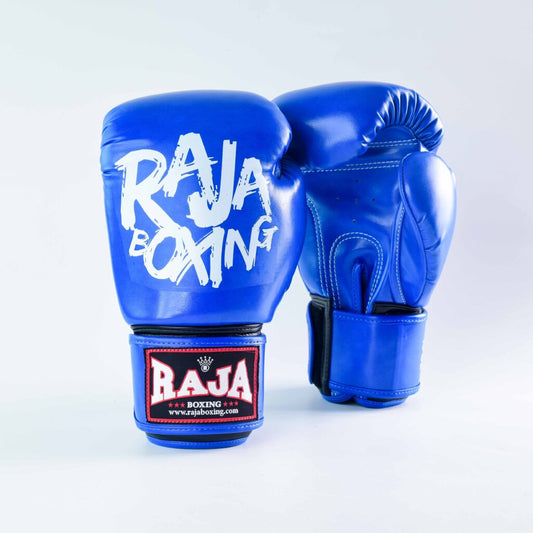 Raja - Boxing Gloves - Semi Leather - Blue