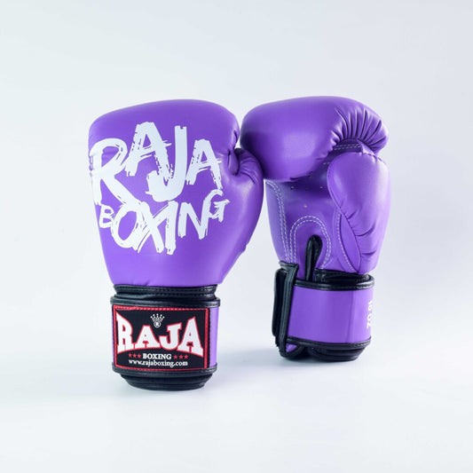 Raja - Boxing Gloves - Semi Leather - Purple
