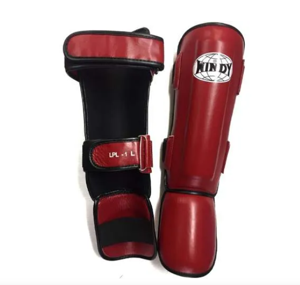 Windy Shin Guards Red