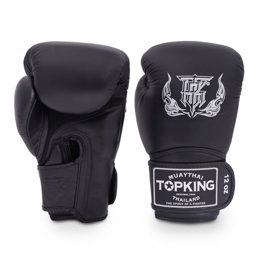 TOPKING - Boxing Gloves - SUPER SINGLE TONE - Black