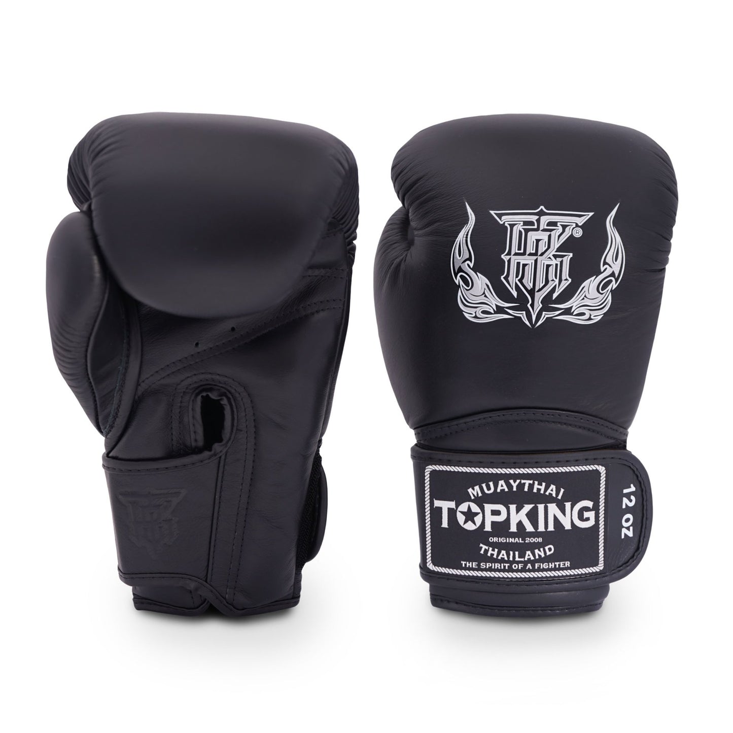 TOPKING - Boxing Gloves - SUPER SINGLE TONE - Black