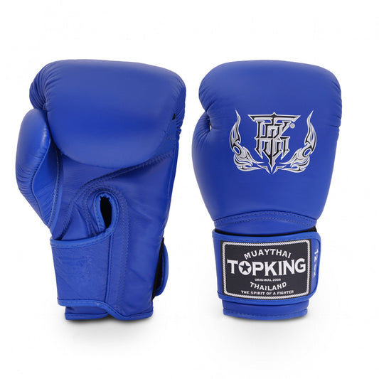 TOP KING - Boxing Gloves - SUPER SINGLE TONE - Blue