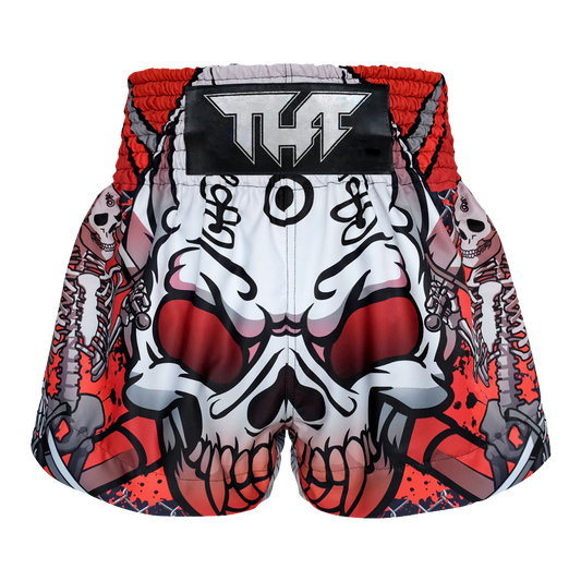 TUFF - Shorts - Black Devil Skull Thai Boxing