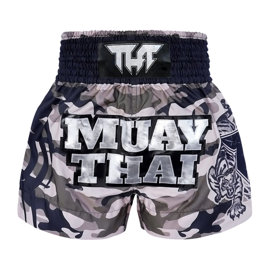 TUFF - Shorts - GREY CAMOUFLAGE