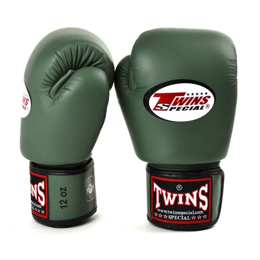 Twins Boxing Gloves Olive
