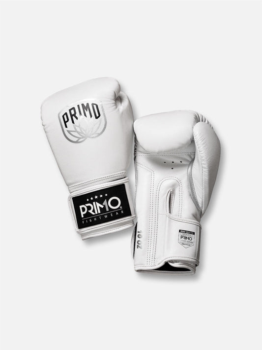 Emblem 2.0 Semi Leather Boxing Gloves - White Seraph