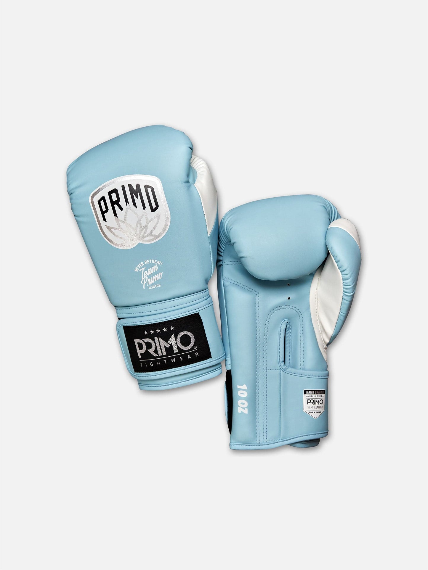 Primo Emblem 2.0 Semi-leather Arctic Blue Boxing Gloves