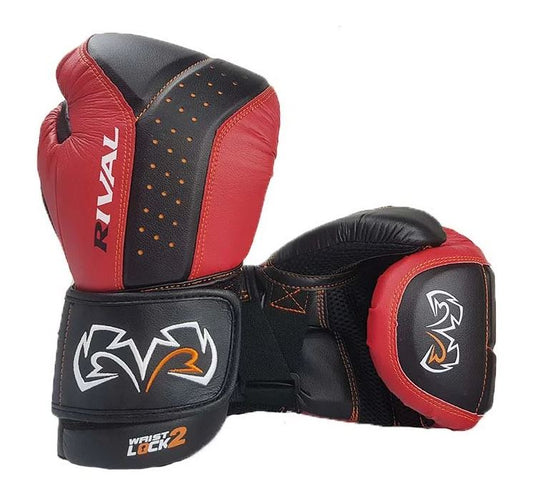 Rival RB10 INTELLI-SHOCK Bag Gloves - Black and Red