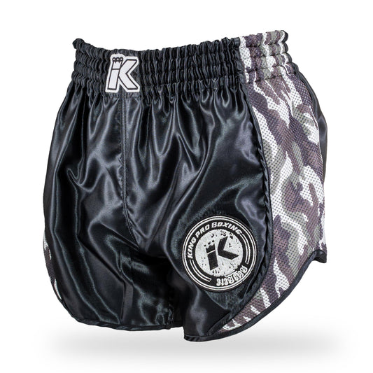 King Pro Retro Mesh Muay Thai shorts front view – Sydney