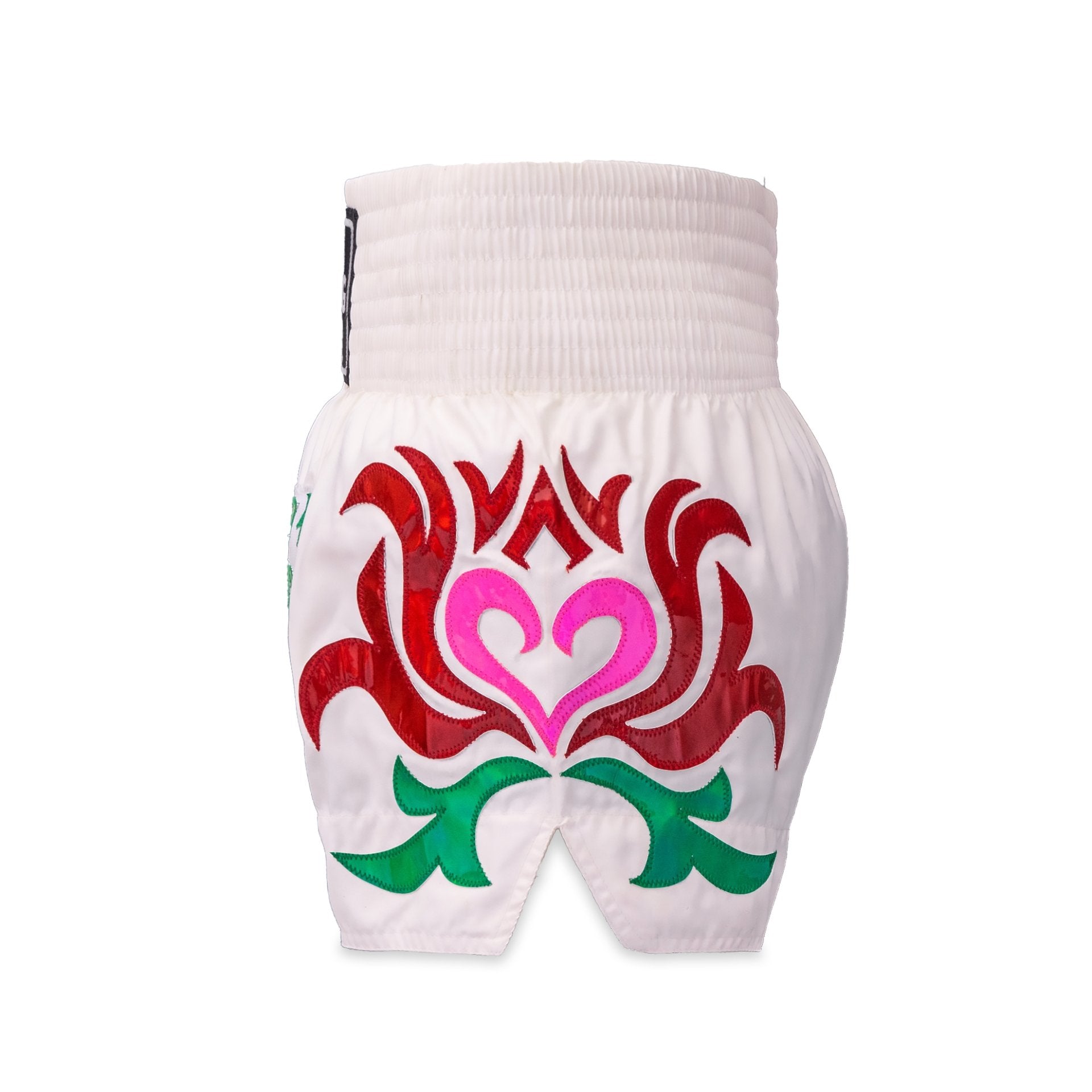 Top King Thai Boxing Shorts 272 – Authentic Muay Thai fight shorts with love heart side 1