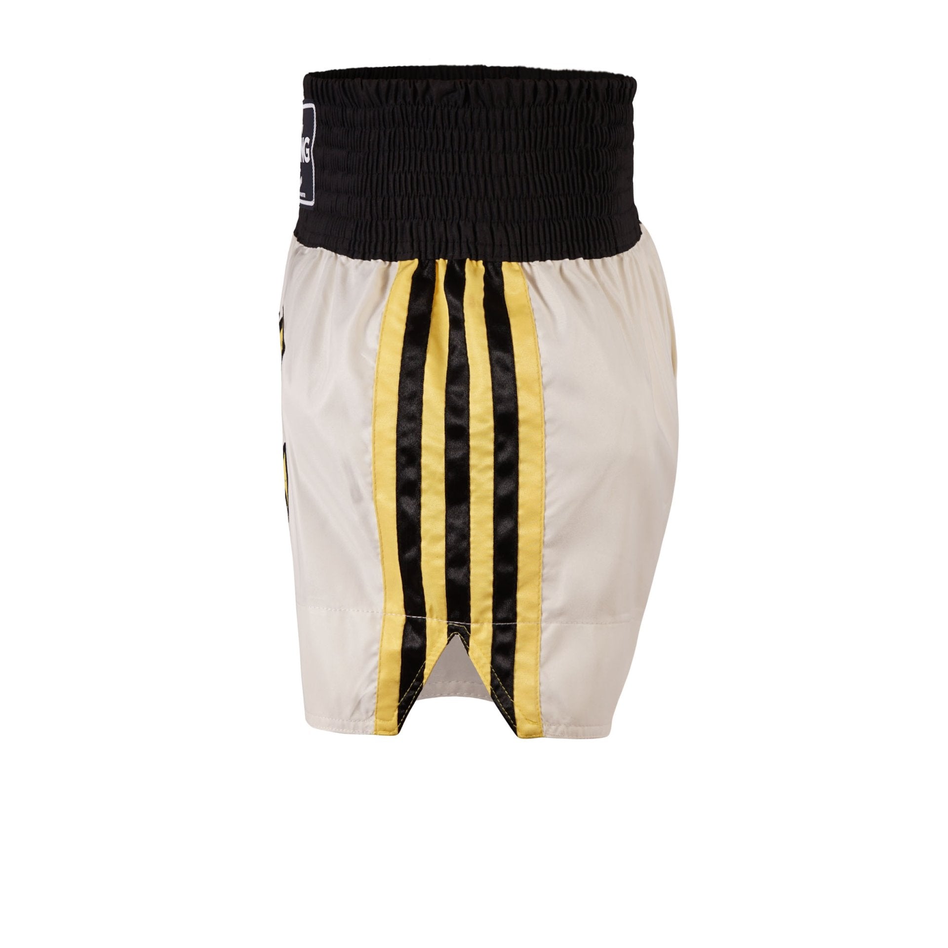 Top King Thai Boxing Shorts Cream 220  - side 1