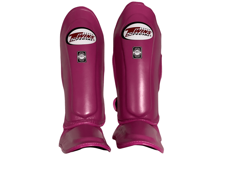 Twins Shin Guards Dark Pink