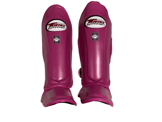 Twins Shin Guards Dark Pink