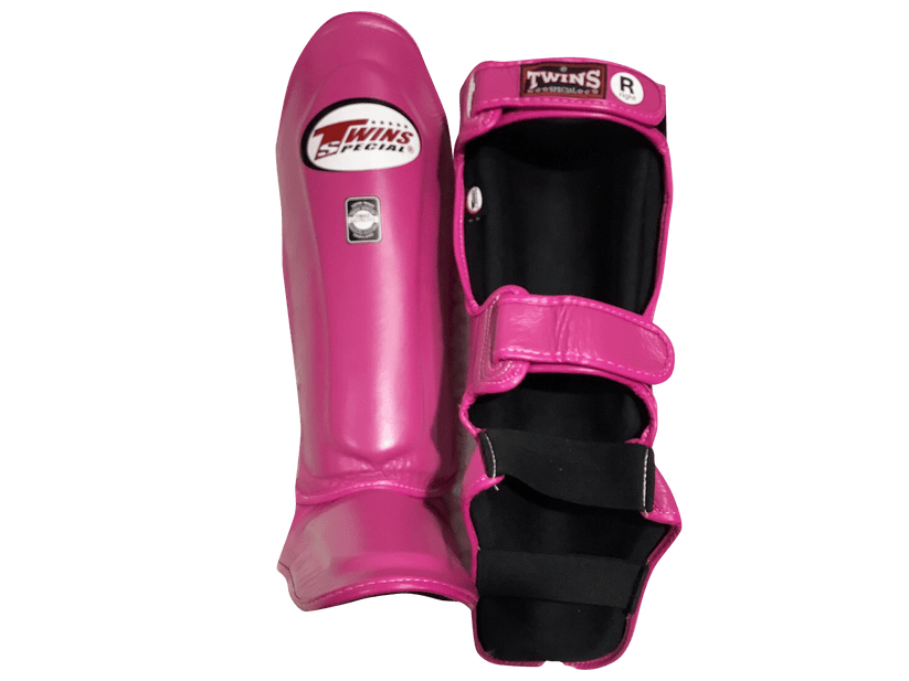 Twins Shin Guards Dark Pink
