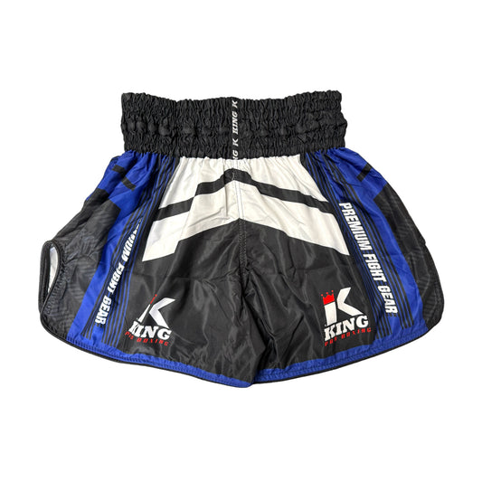 King Pro Fighters Muay Thai shorts blue detail – Sydney