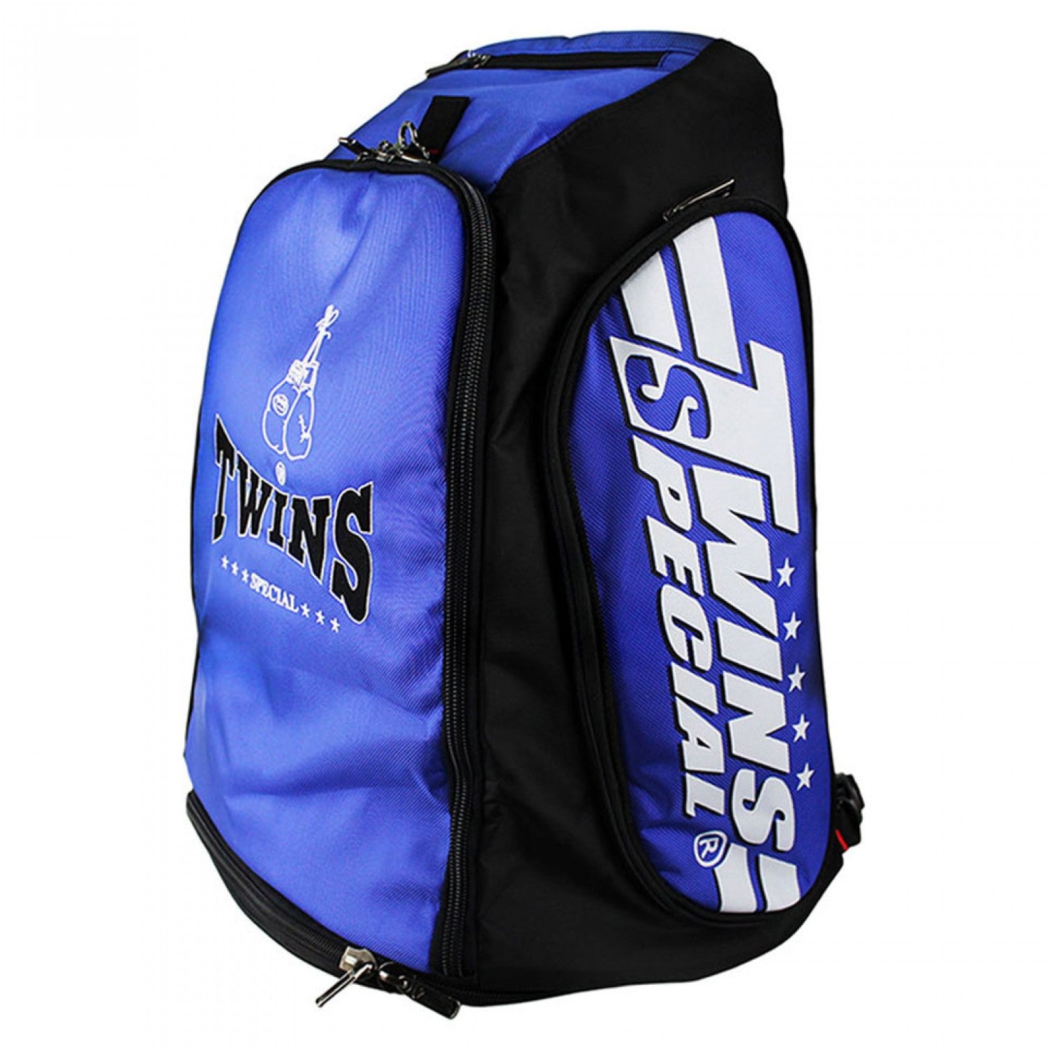 Twins BAG5 Blue Gear Bag – front view with Twins Special logo and durable nylon build