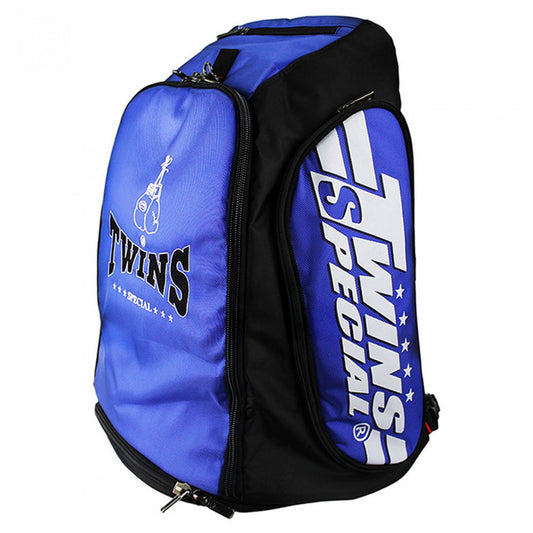 Twins BAG5 Blue Gear Bag – front view with Twins Special logo and durable nylon build