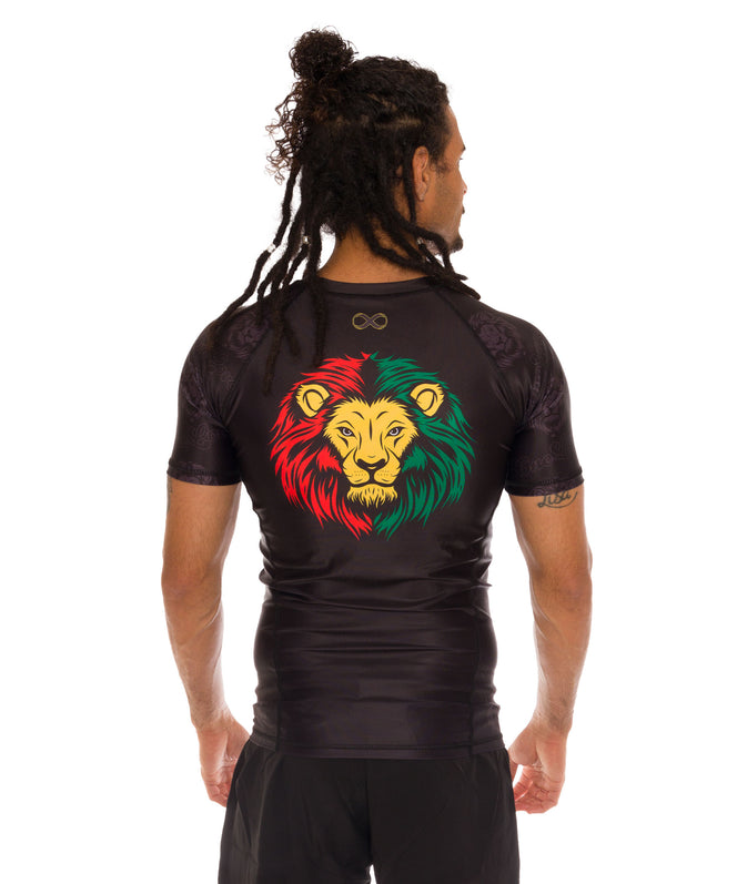 Braus BJJ rash guard One Love design Australia - Back