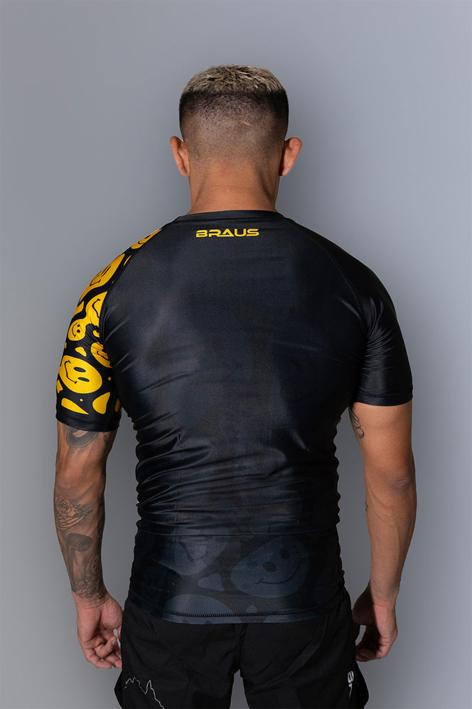 Braus Happiness No Gi Rash Guard Limited Edition Sydney - Back view