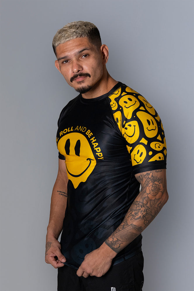 Braus Happiness No Gi Rash Guard Limited Edition Sydney model sizing 2