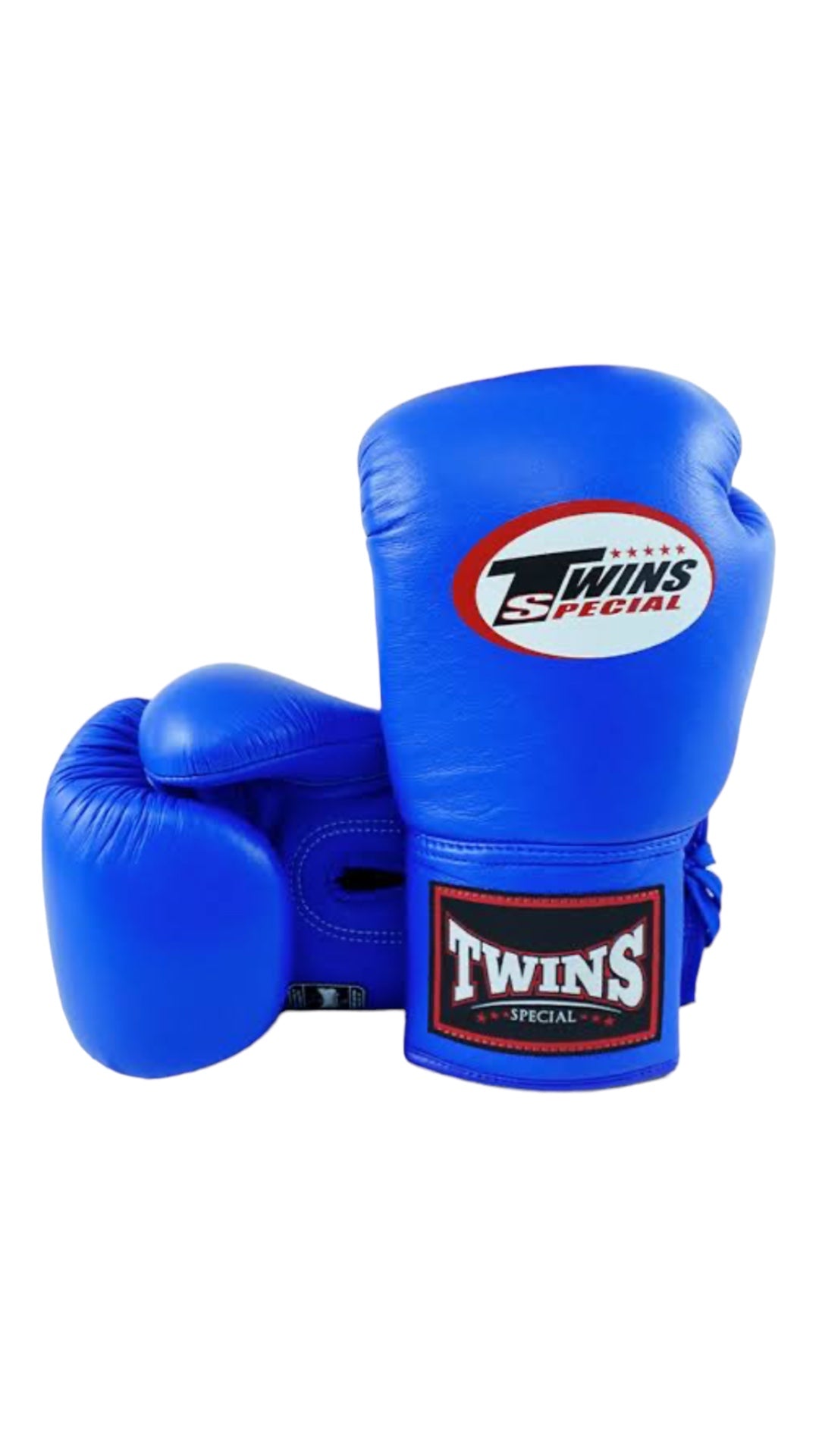 TWINS - Lace Up Boxing Gloves - Blue