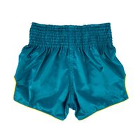 Fairtex Focus Blue Muay Thai shorts front view – Sydney