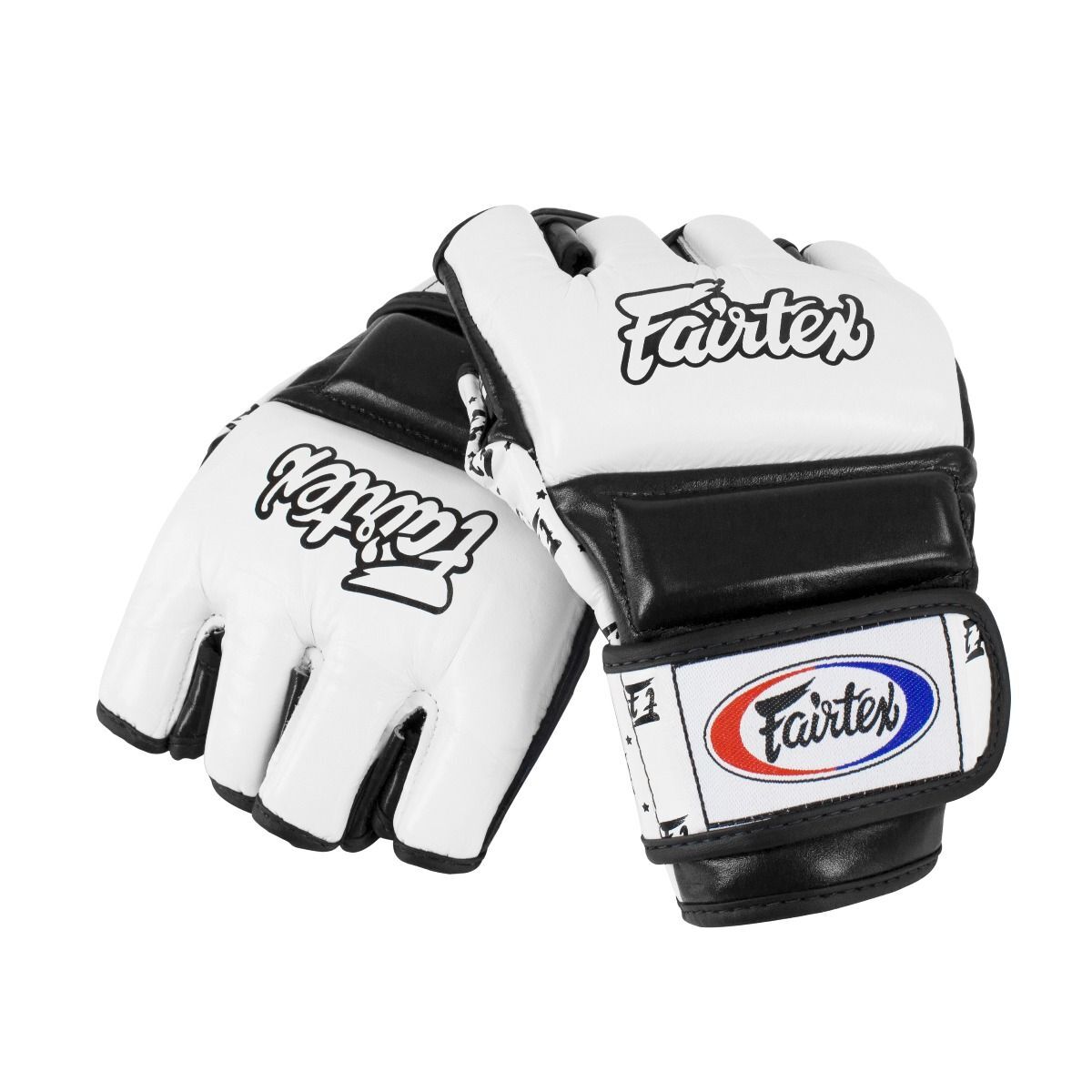 FAIRTEX - MMA TRAINING GLOVES/SPLIT KNUCKLES (FGV17) - WHITE/MEDIUM