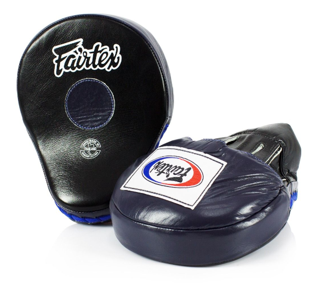 FAIRTEX - CURVED FOCUS MITTS (FMV9) - BLACK/BLUE