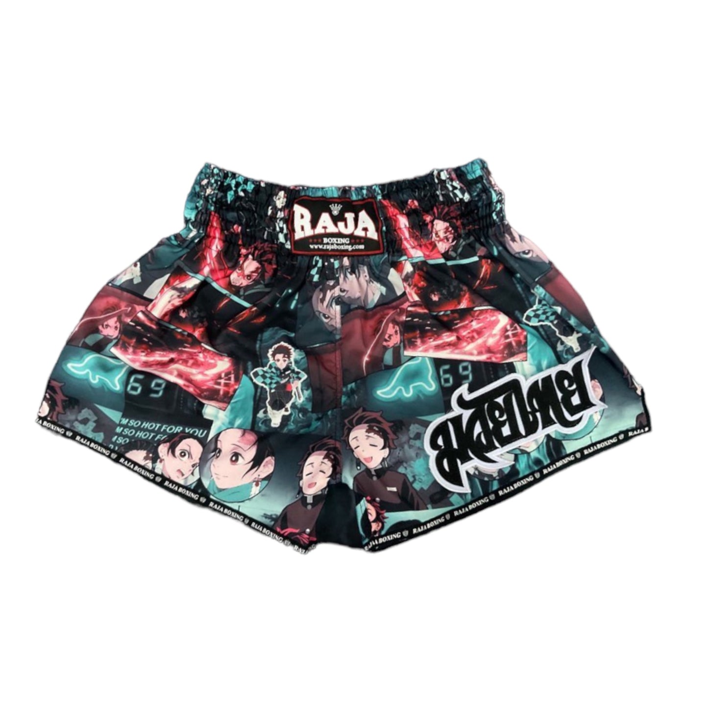 Raja Shorts - Demon slayer Green