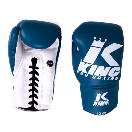 King Pro - Boxing Gloves Laced 1 - Blue