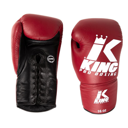 King Pro - Boxing Gloves Laced 2 - Red