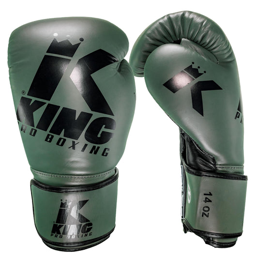 King Pro Platinum 3 boxing gloves side view – Muay Thai gear