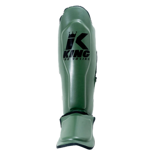 King Pro - Shinguards - KPB/SGL 7 - Olive green