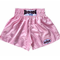 BOON - MT01LP - Muay Thai Shorts - LIGHT PINK PLAIN
